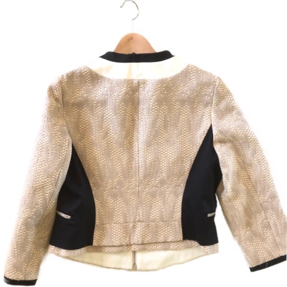 Karen Millen: Colourblock Tweed Jacket. Size: 8 - Picture 2 of 5